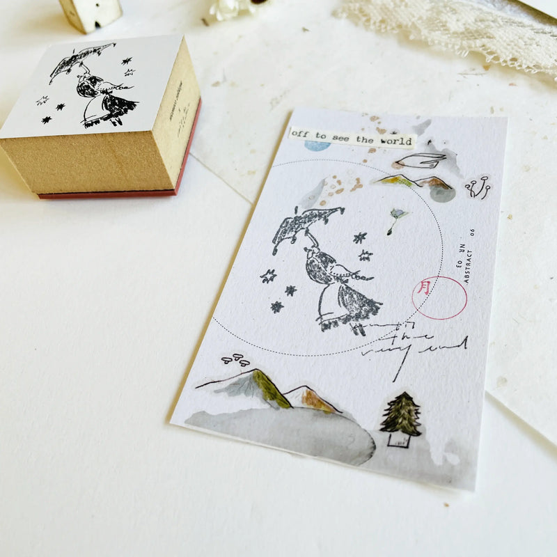 Mitobe Naoko Rubber Stamp - Umbrella