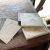 Oeda Letterpress Noble Memo Card【Black・Bronze・Silver】