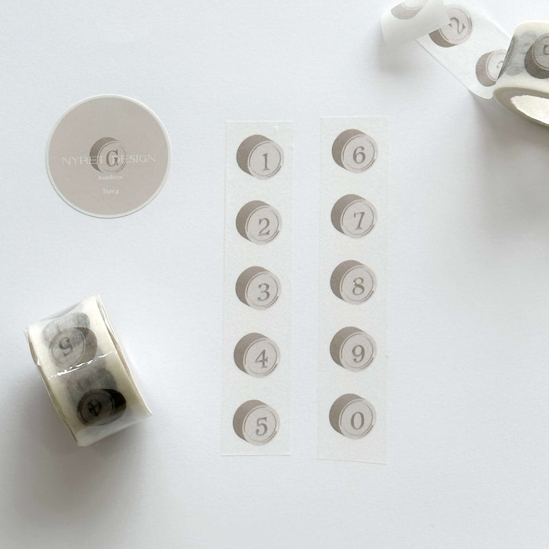 nyret Washi Tape: F - Soft Moments