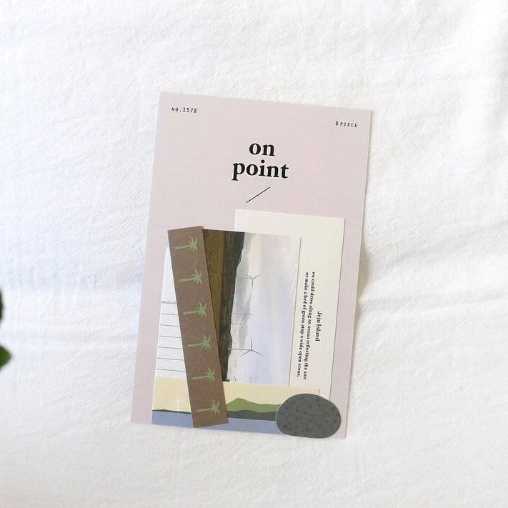 Suatelier on point Stickers - jeju island