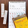 Pochitto6 Push-Button Stamp - Planner and Stationery