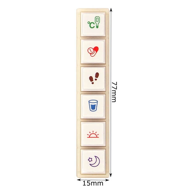 Pochitto6 Push-Button Stamp - Health Management