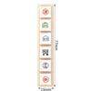 Pochitto6 Push-Button Stamp - Work Schedule