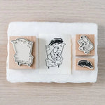 dodolulu Rubber Stamp Set: Couch Potato