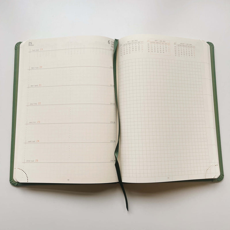 Rhodia Webplanner 2025 - Horizontal Grid