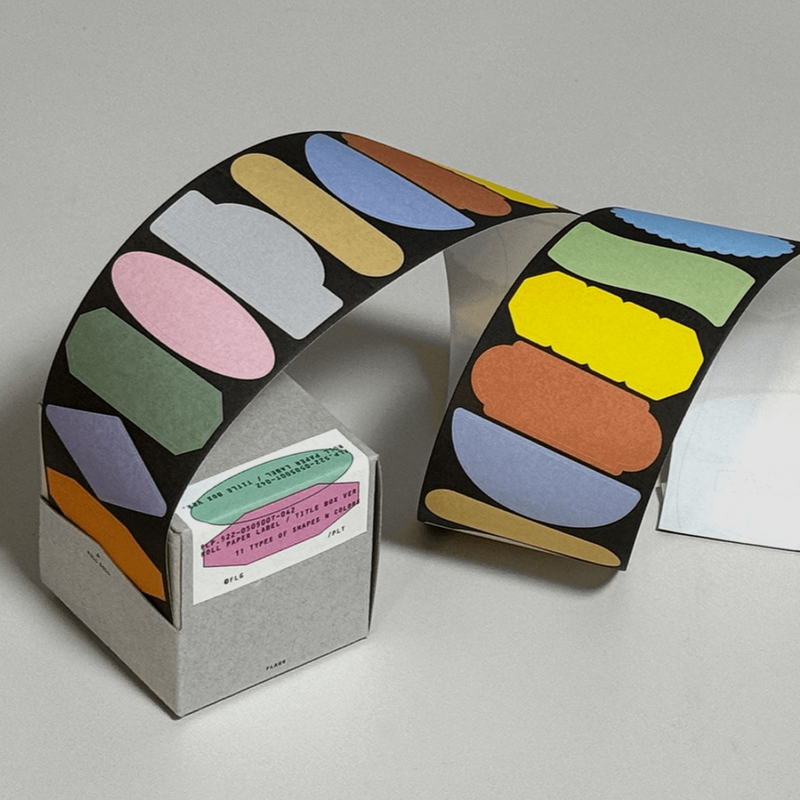 flagg Roll Paper Label - Title Box