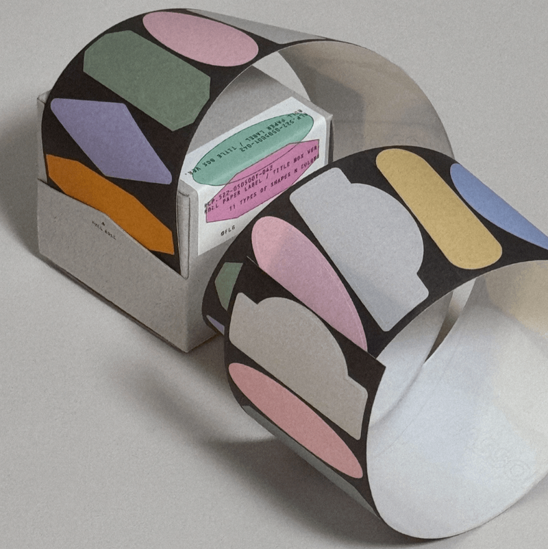 flagg Roll Paper Label - Title Box