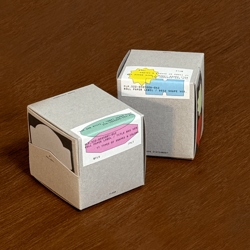 flagg Roll Paper Label - Deco Shape