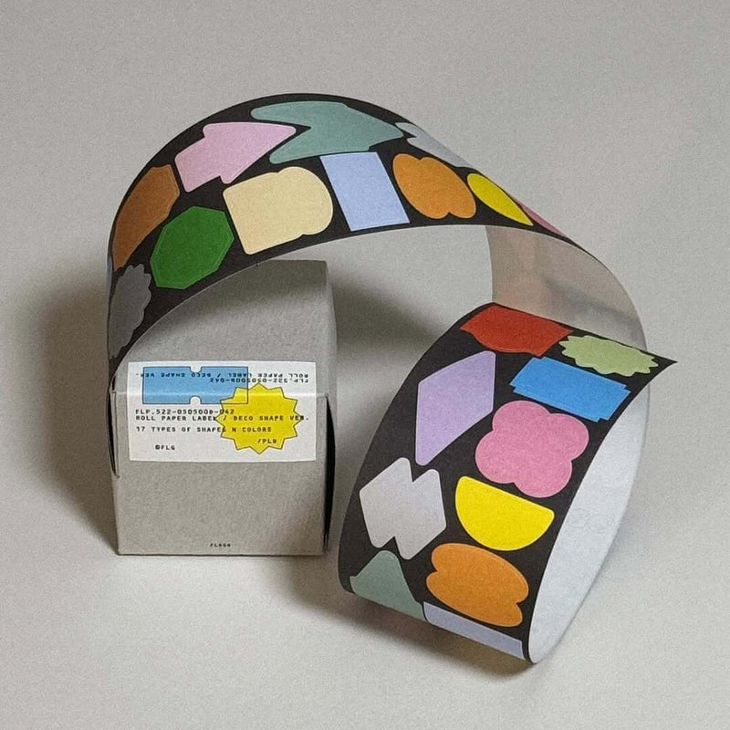 flagg Roll Paper Label - Deco Shape