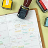Shachihata Rotating Decoration Mini Stamp