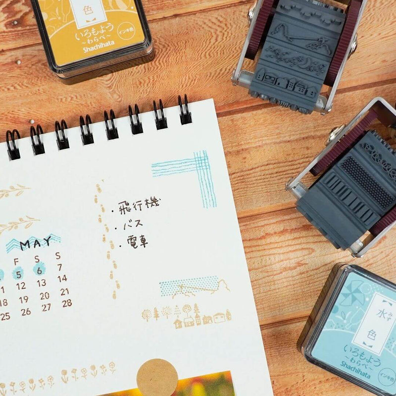 Shachihata Rotating Decoration Mini Stamp