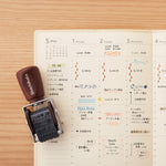 Shachihata Rotating Decoration Mini Stamp