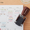 Shachihata Rotating Decoration Mini Stamp