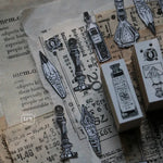 LCN Rubber Stamp Set - On the Desk