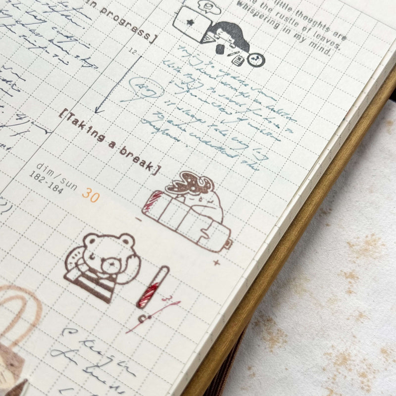 som x elsiewithlove Rubber Stamp: Time Progression