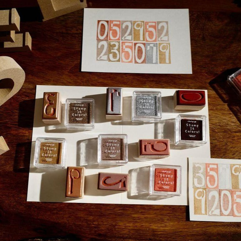 a kind of cafe Mini Ink Pad | Stamp It Colors {Metallic}