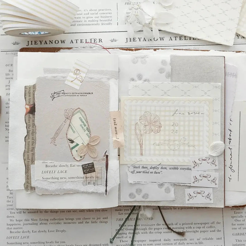 Jieyanow Atelier Mini Sticker Roll - Bird with ribbon