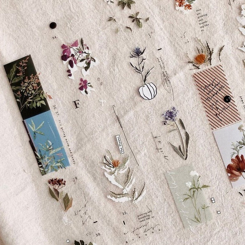 somesortof.fern PET Tape - days with flowers