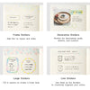 MD Yuru Log 2-Sheet Stickers - Forest Animal