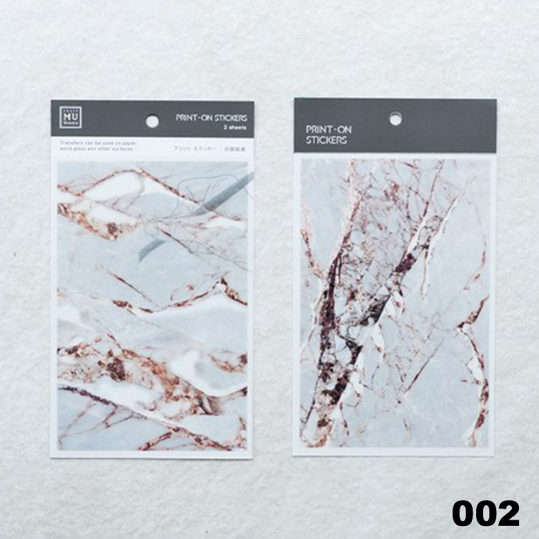MU Print-On Sticker - Marble Series