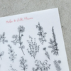 MU Print-On Sticker - Botanical Series IV