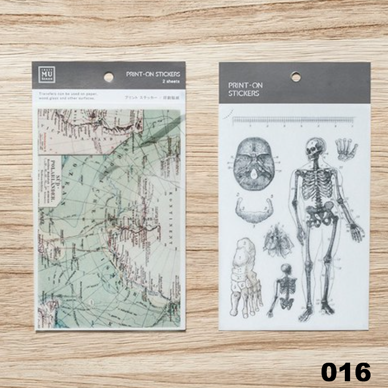 MU Print-On Sticker - Vintage Series