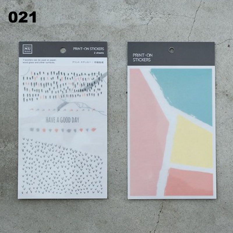 MU Print-On Sticker - Nordic Series