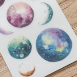 MU Print-On Sticker - Outer Space Planets
