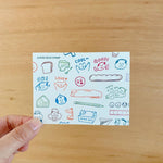 Ajassi Rubber Stamp - Square Series