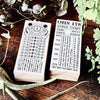OHS Vintage Ticket Rubber Stamp