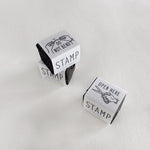 KNOOP Original Rubber Stamp - Open Here