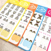 AIUEO Kohem Index Sticker