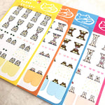 AIUEO Kohem Index Sticker