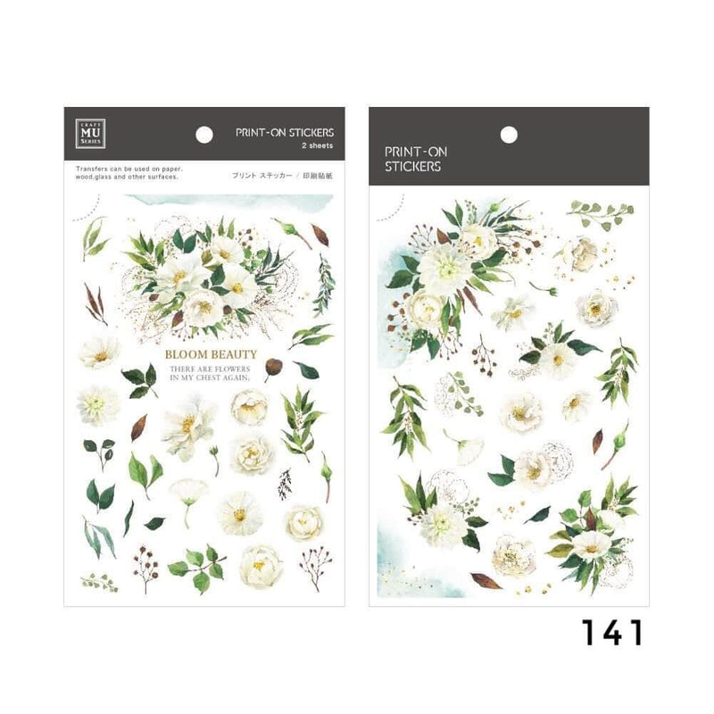 MU Print-On Sticker - Botanical Series XI