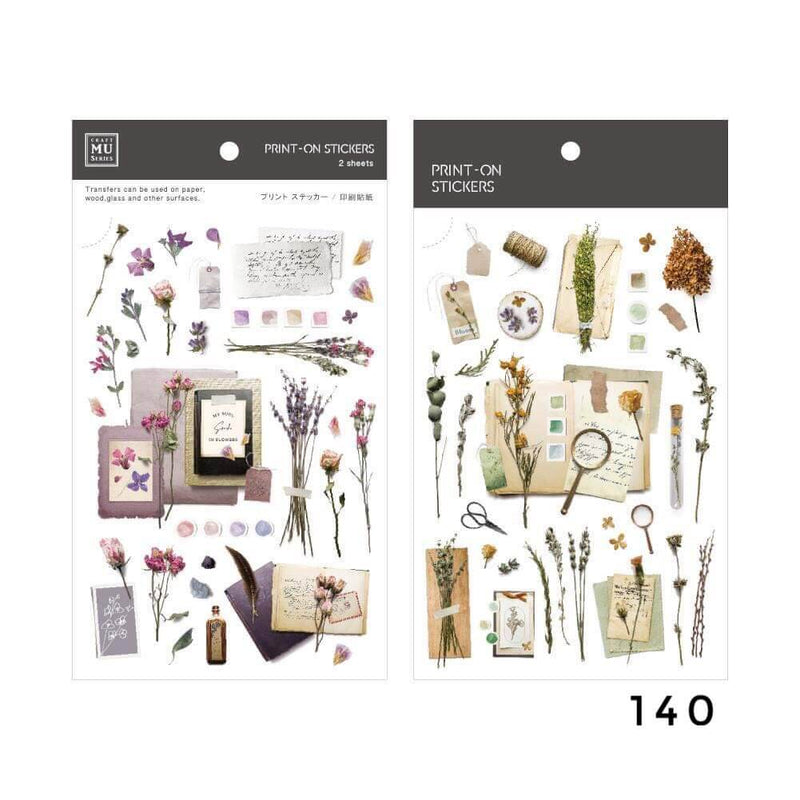 MU Print-On Sticker - Botanical Series XI