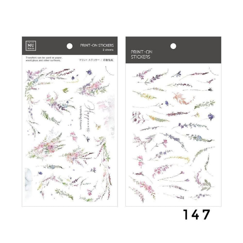 MU Print-On Sticker - Botanical Series XI