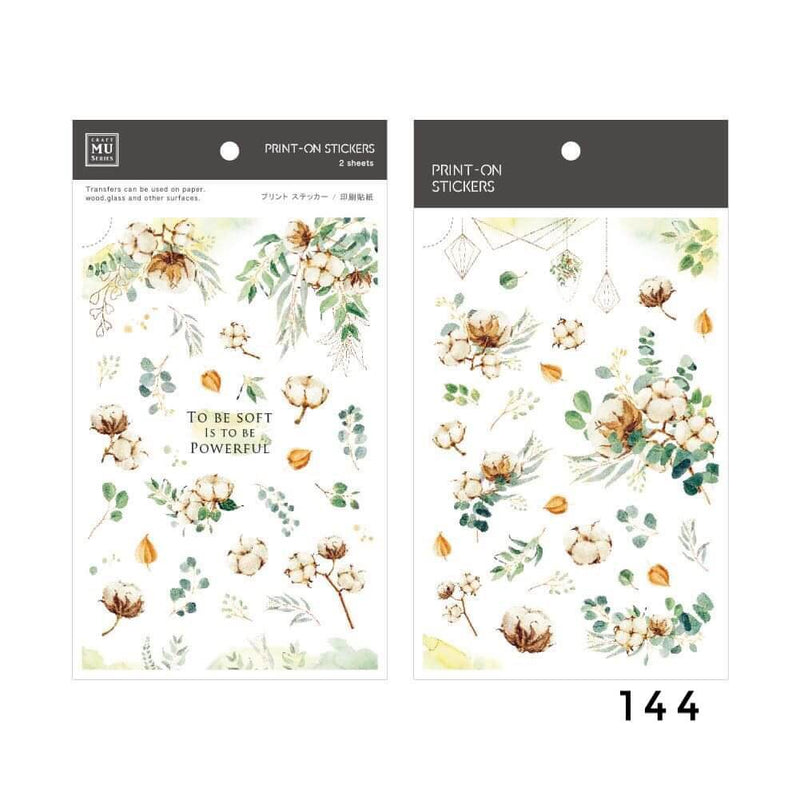 MU Print-On Sticker - Botanical Series XI