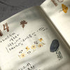 Pion: Die-Cut Washi Sticker Roll - section by section