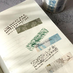 Pion: Die-Cut Washi Sticker Roll - section by section