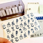 Sanby x eric Endless Rubber Stamp Set