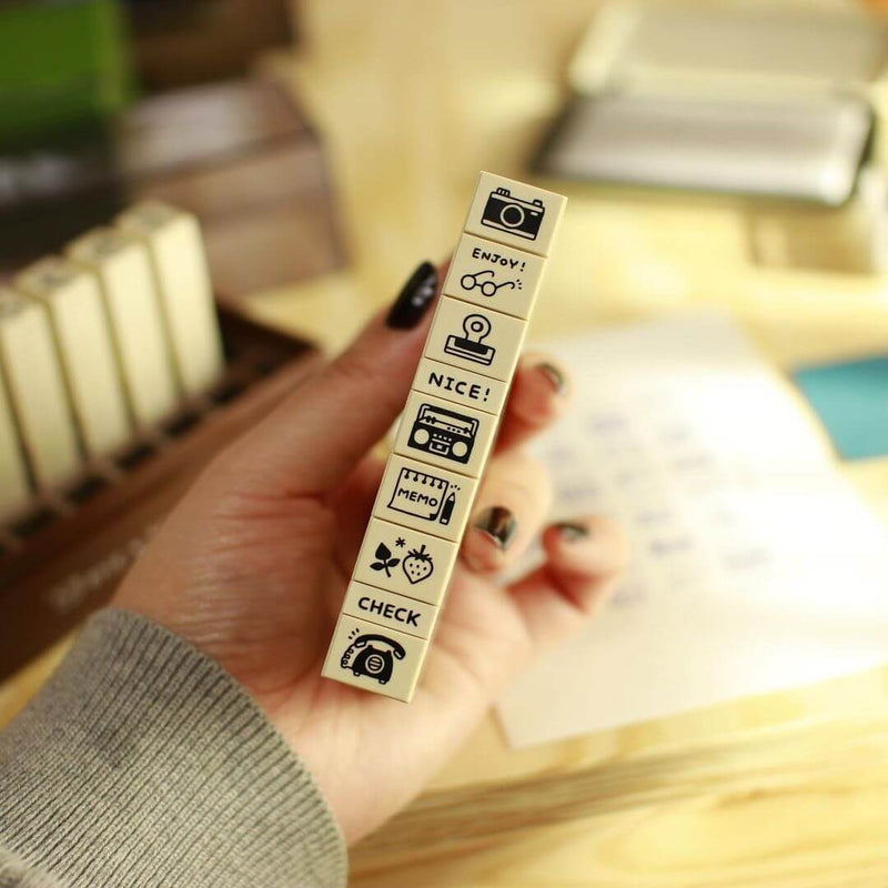 Sanby x eric Endless Rubber Stamp Set