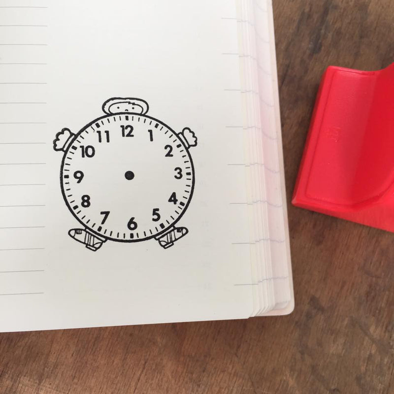 Clock Rubber Stamps