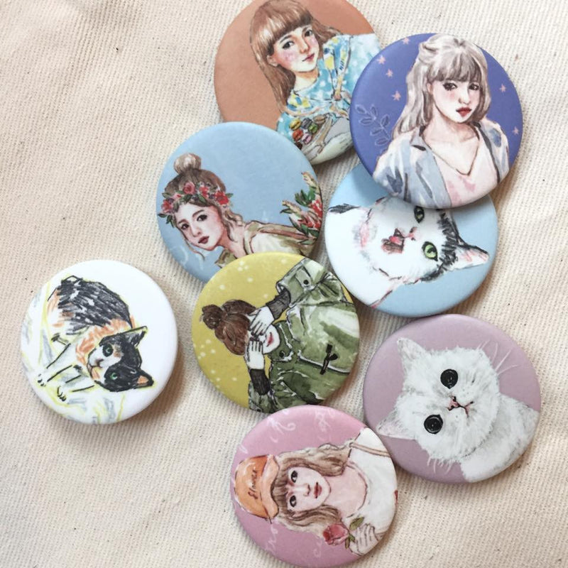 Bon Bon Stickers Badges