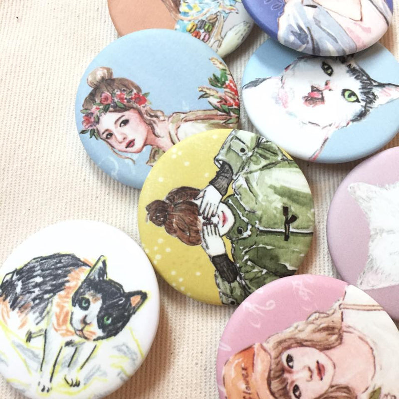 Bon Bon Stickers Badges