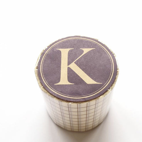 Classiky Grid Washi Tapes (45mm) - Nut Brown