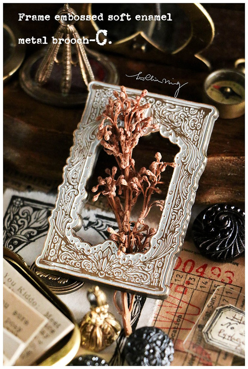 LCN Frame Metal Brooch/Pin