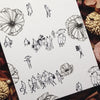 modaizhi One Day Rubber Stamp Set
