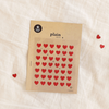 Suatelier Plain Sticker - Glitter Star/ Glitter Heart