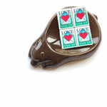 Love Theme Vintage Stamps