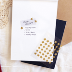 Suatelier Plain Sticker - Glitter Star/ Glitter Heart